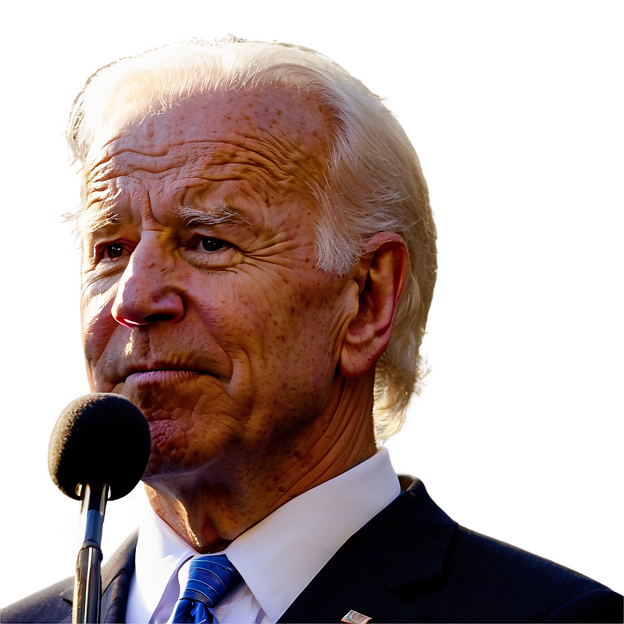 Joe Biden With Microphone Png Qsg