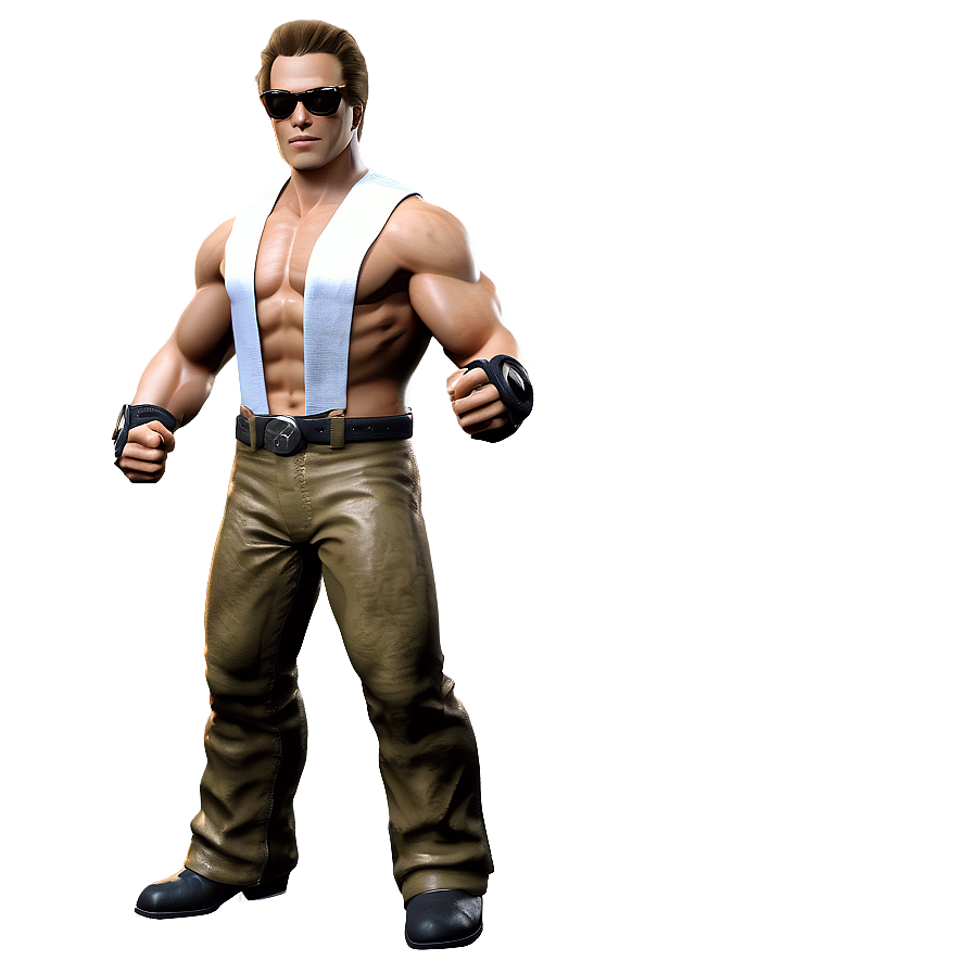 Johnny Cage Fan Art Design Png 06292024