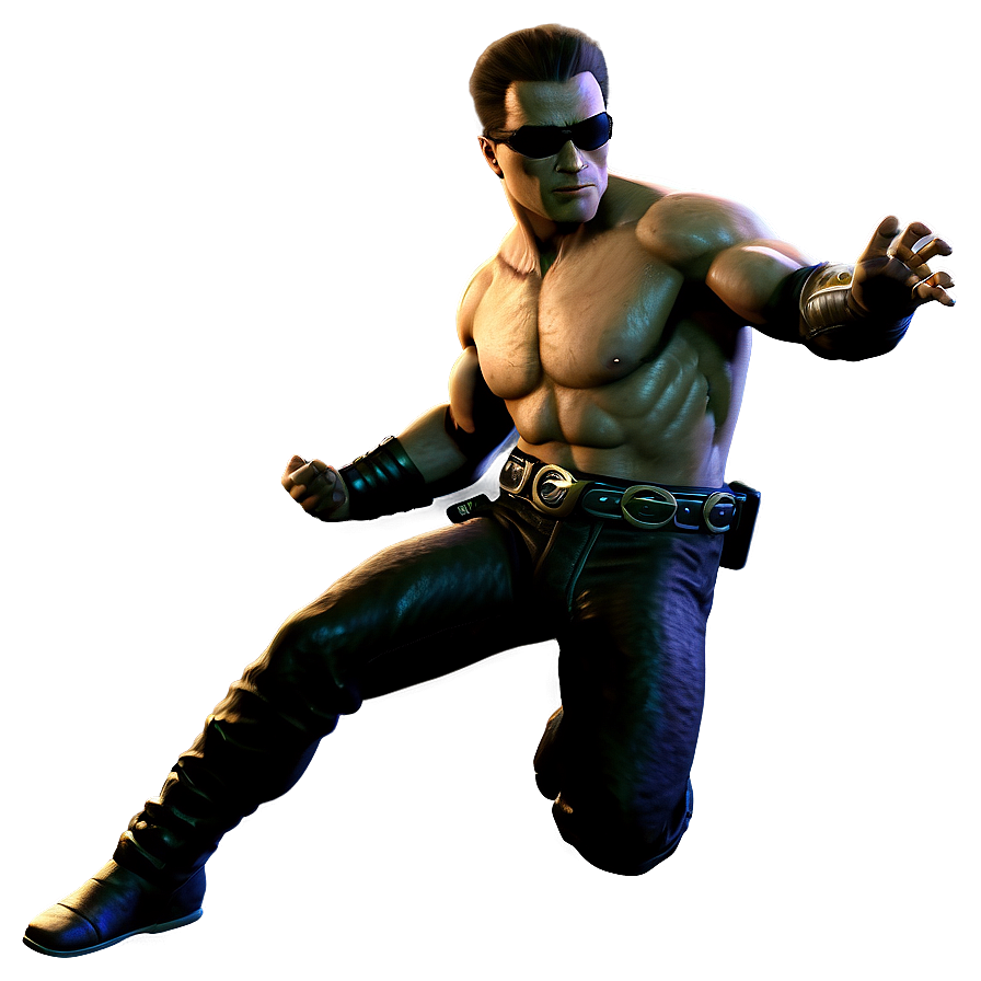 Johnny Cage Side Kick Png Hrf12