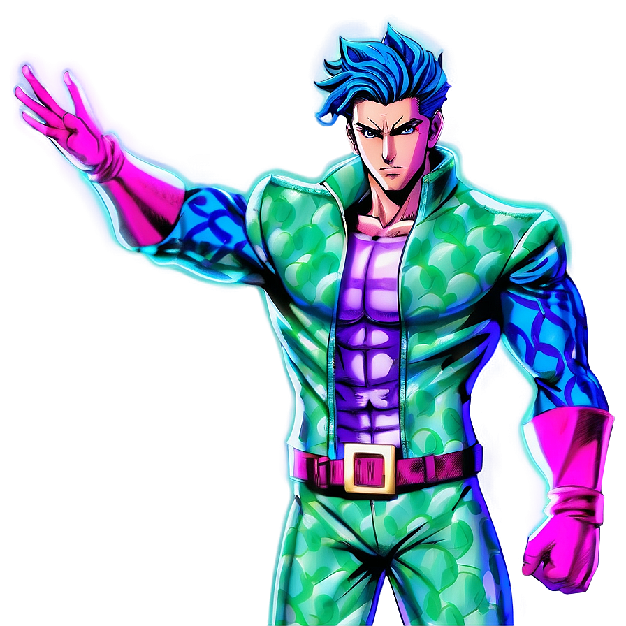 Jojo Character Art PNG lwh93 PNG with transparent background