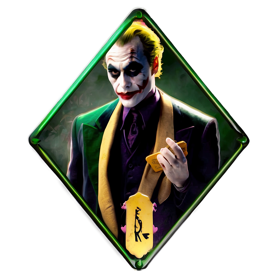 Joker Card Design PNG 4 PNG with transparent background