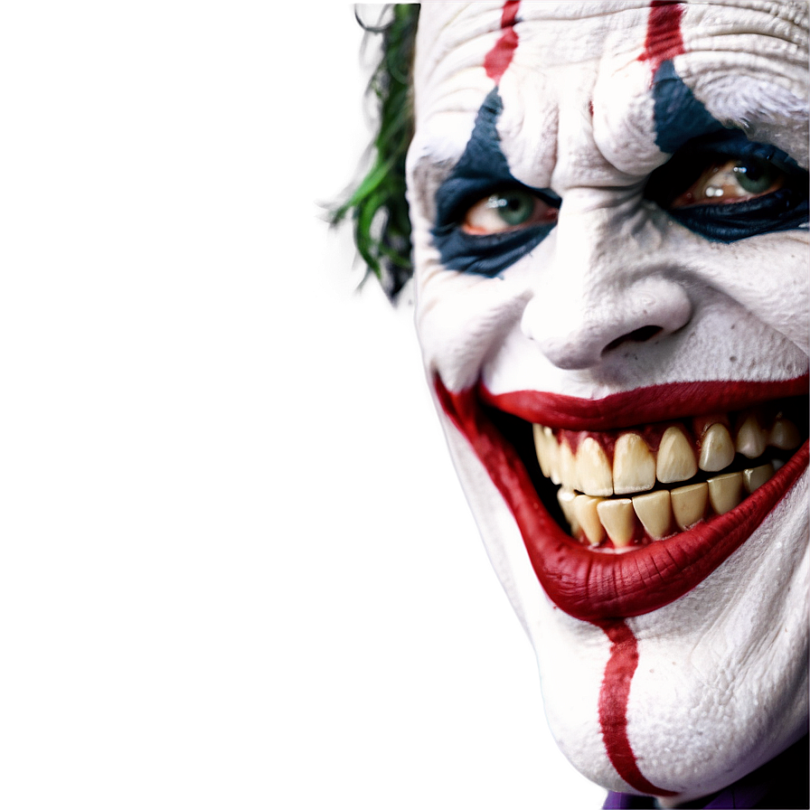 Joker Face Close-Up PNG 05212024 PNG with transparent background