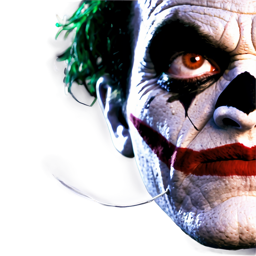 Joker Face Close-Up PNG jdu PNG with transparent background