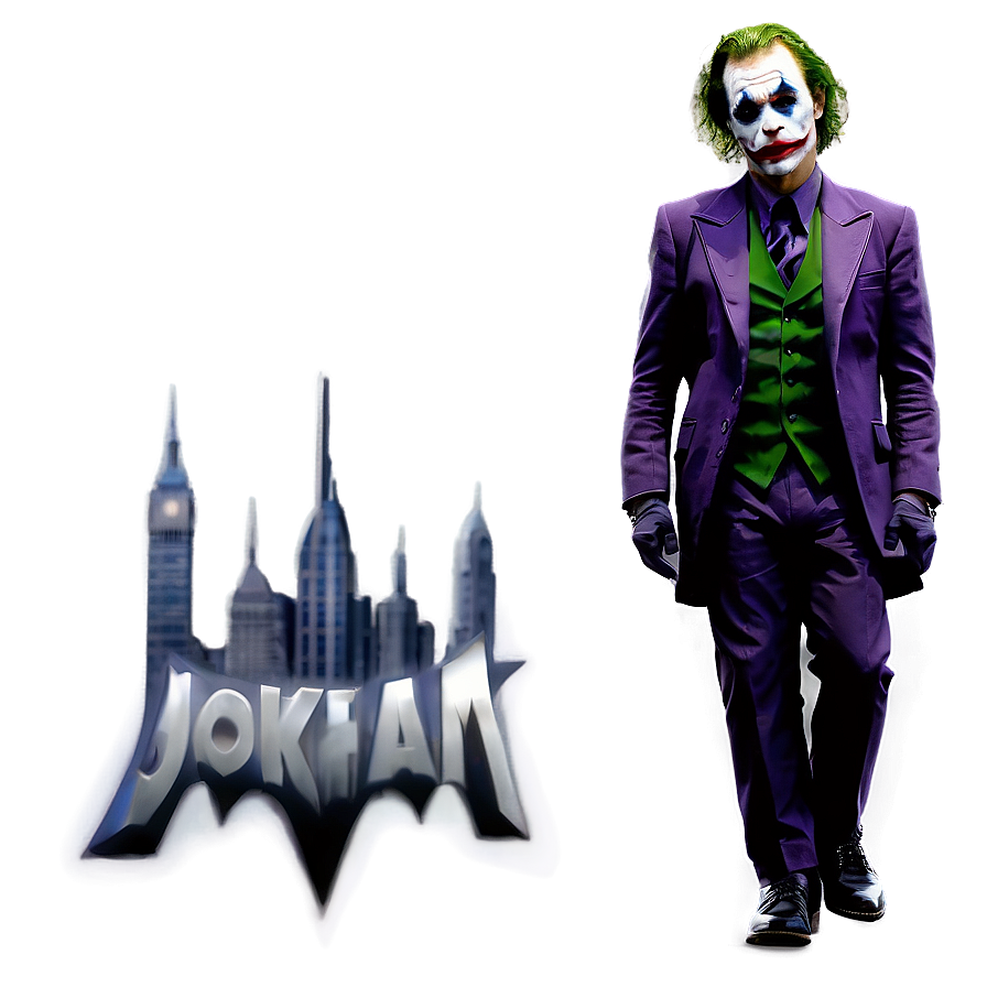 Joker In Gotham Png 76