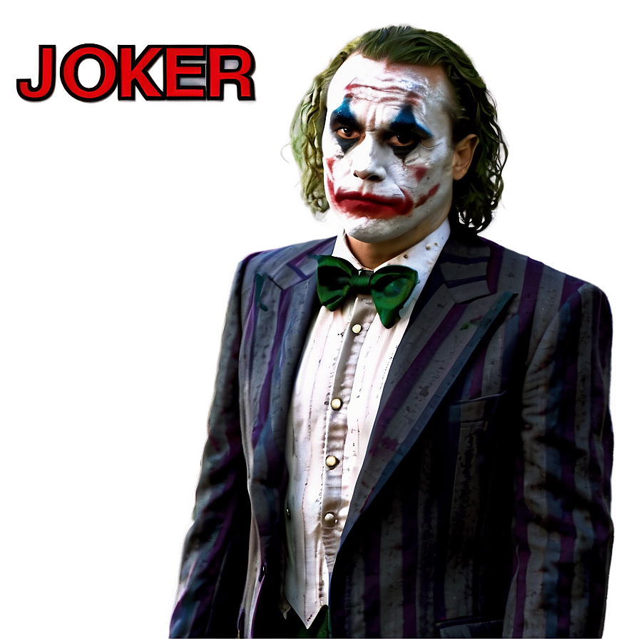 Joker in Suit PNG pbf42 PNG with transparent background