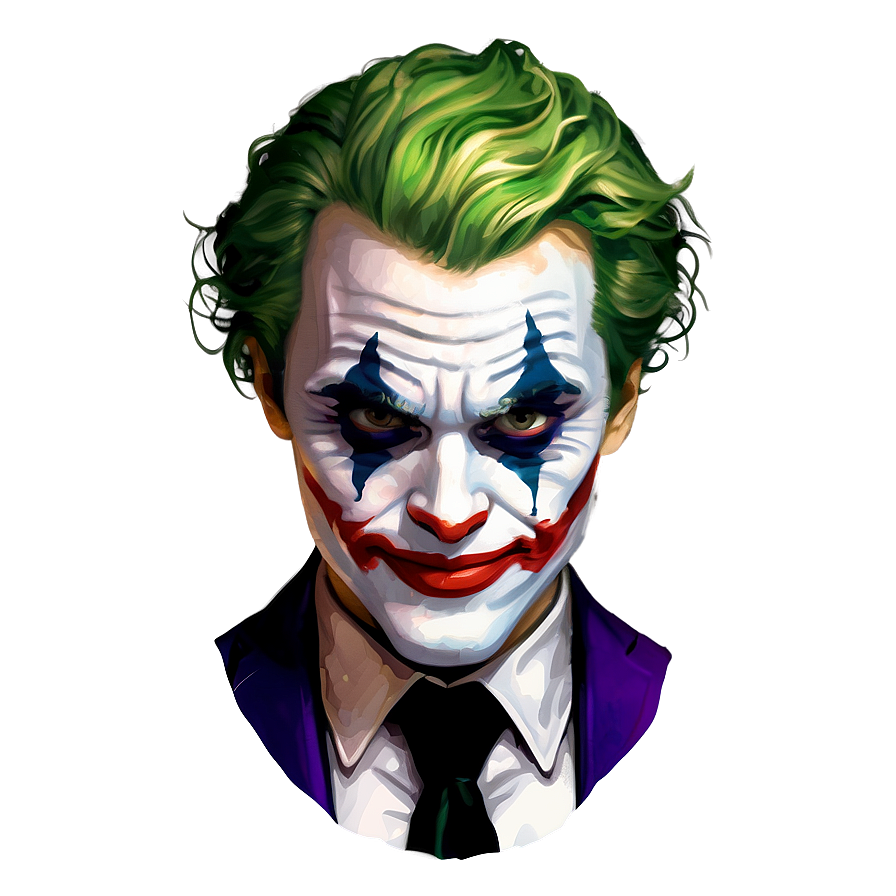 Joker Makeup Watercolor Png Oqq