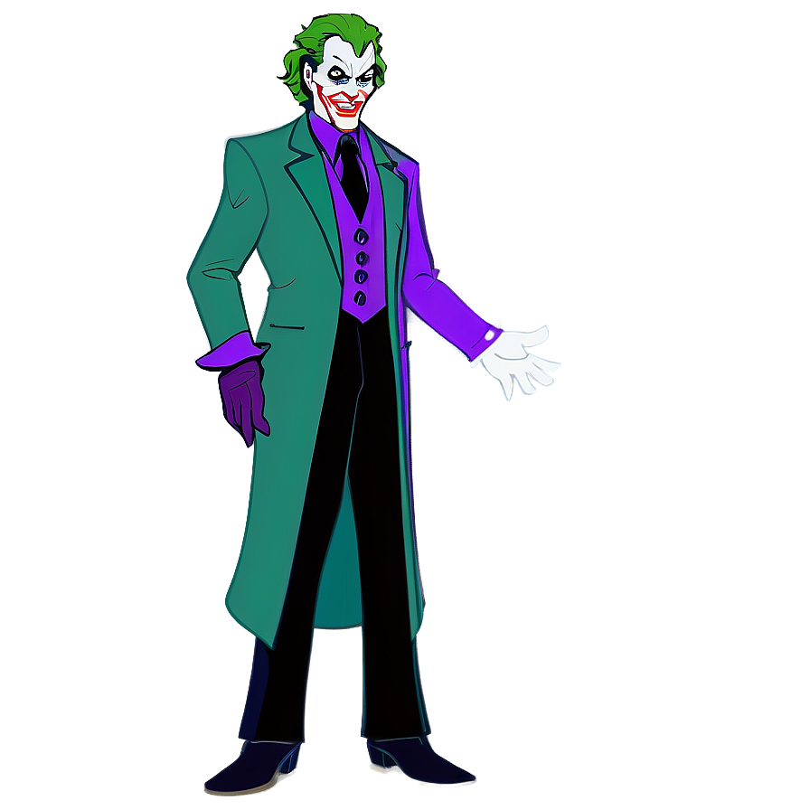 Joker's Animated Series Look Png Wkf20