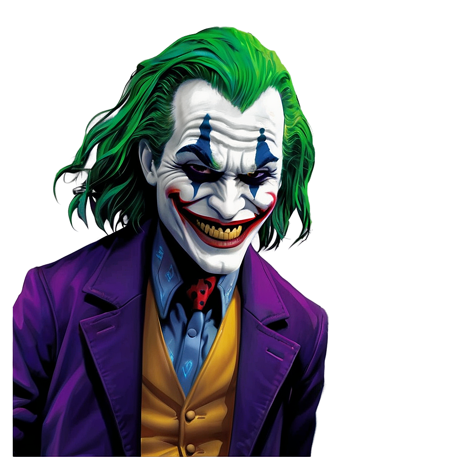 Joker's Sinister Laugh Png 06122024