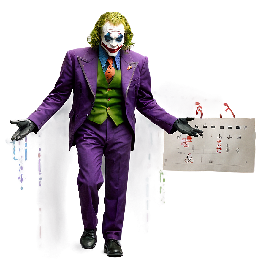 Joker's Sinister Plot Png 63