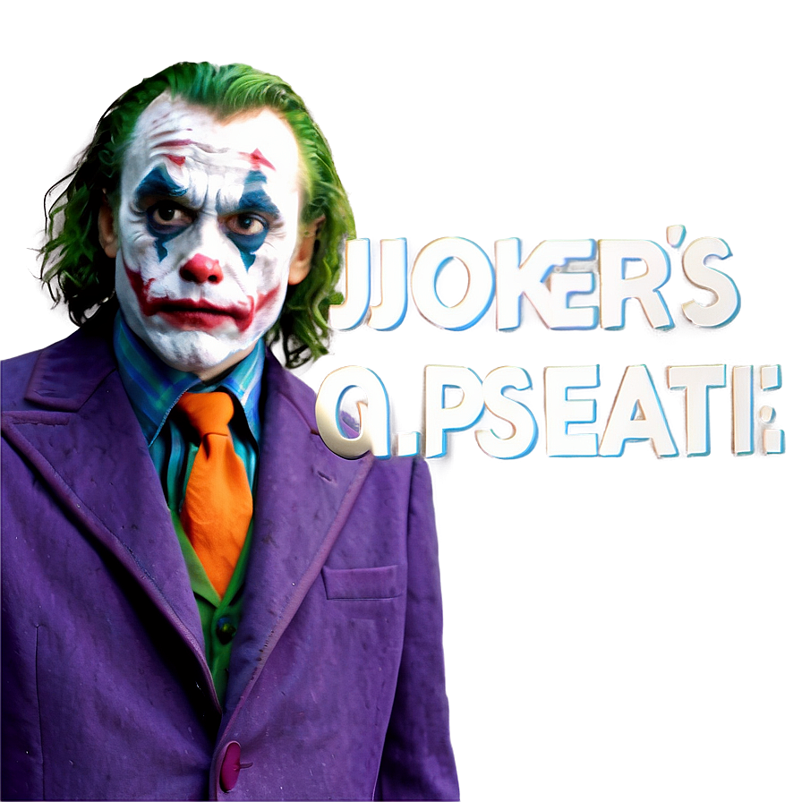 Joker's Sinister Plot Png 77