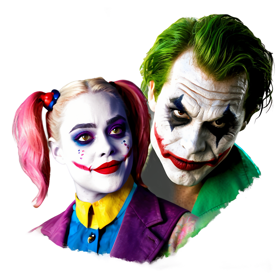 Joker With Harley Quinn Png Lep58