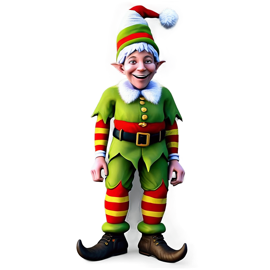 Jolly Christmas Elf Png 06252024