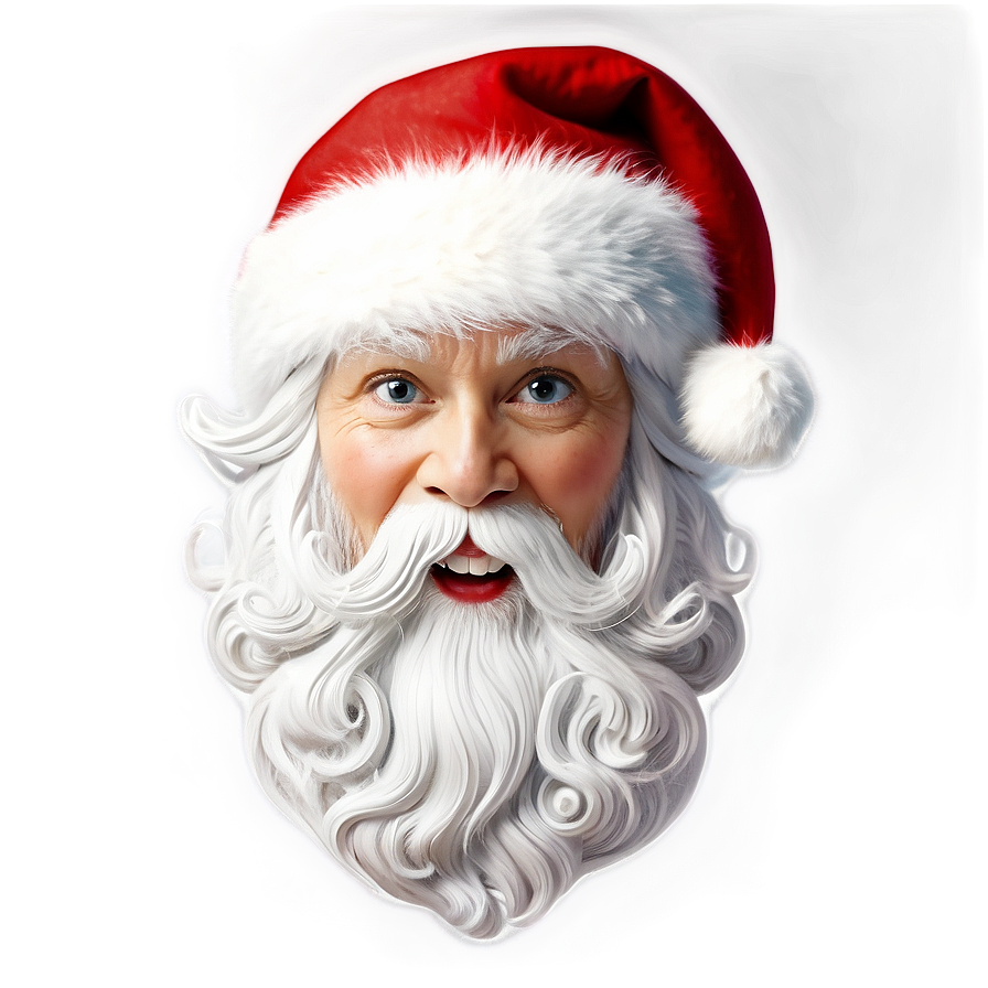 Jolly Santa Face Png Xwp