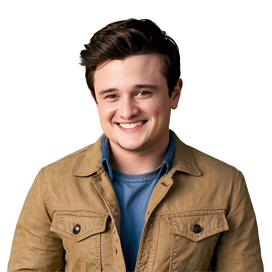 Josh Hutcherson Candid Smile Png 63