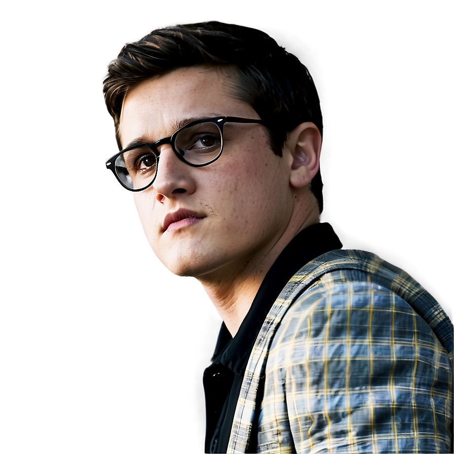 Josh Hutcherson With Glasses Png 44