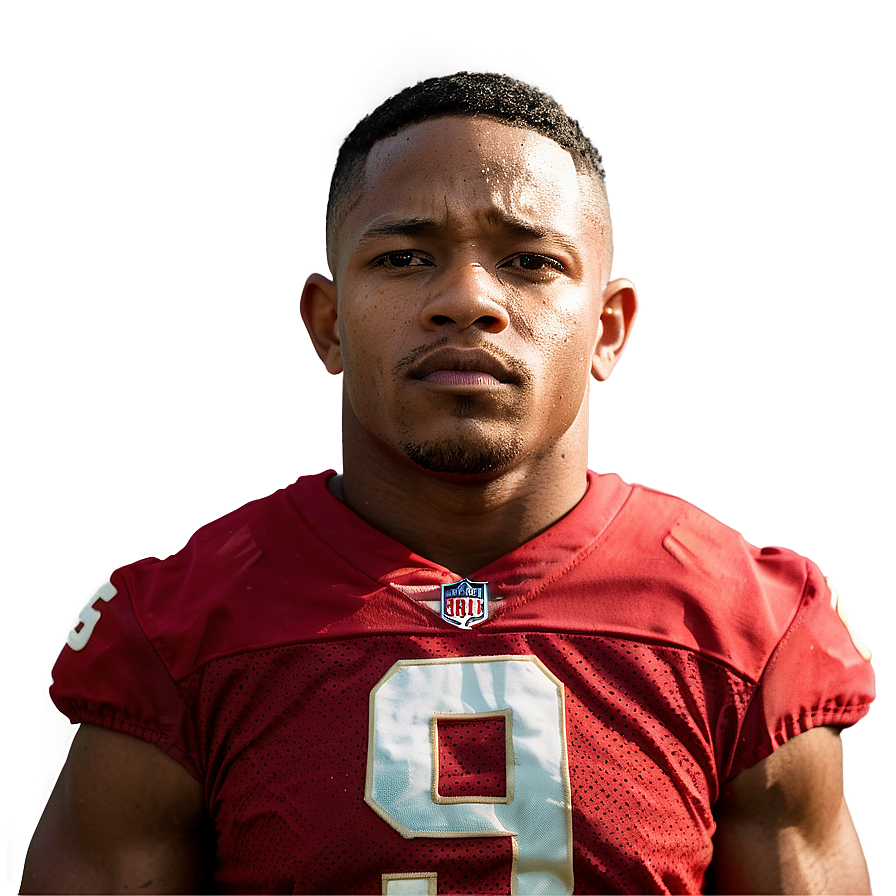 Josh Jacobs Football Portrait