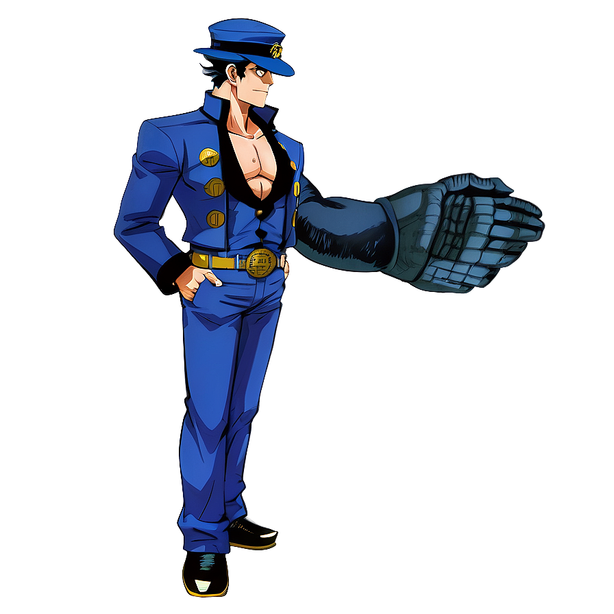 Jotaro Anime Illustration PNG tiw98 PNG with transparent background