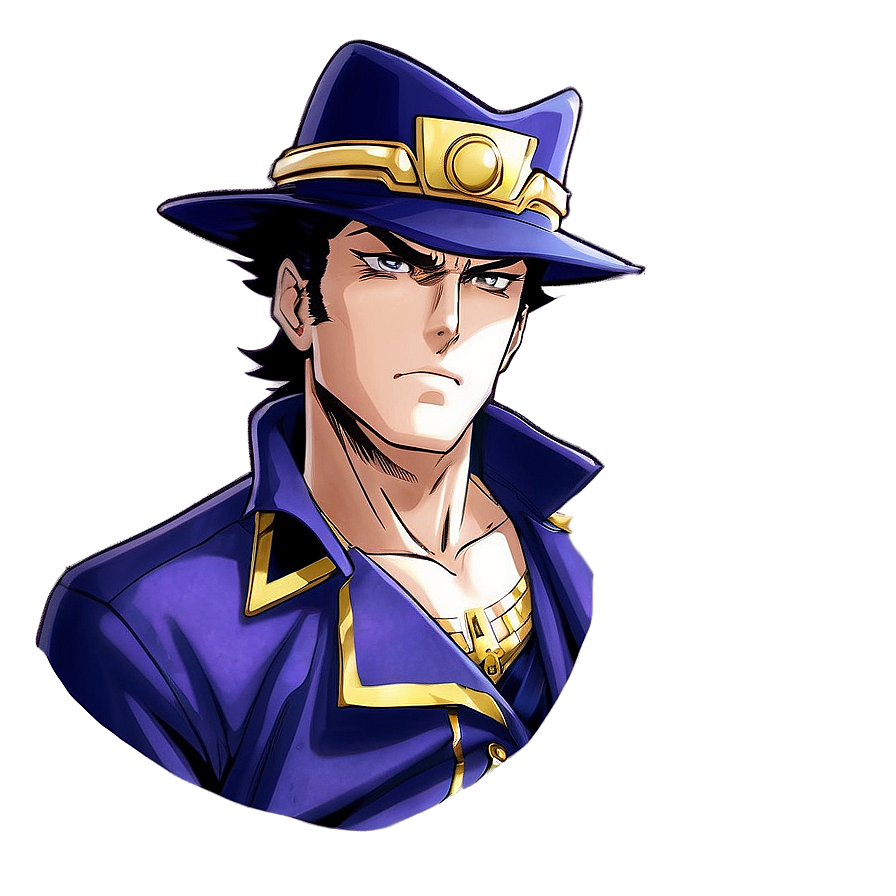 Jotaro Character Art PNG 06232024 PNG with transparent background