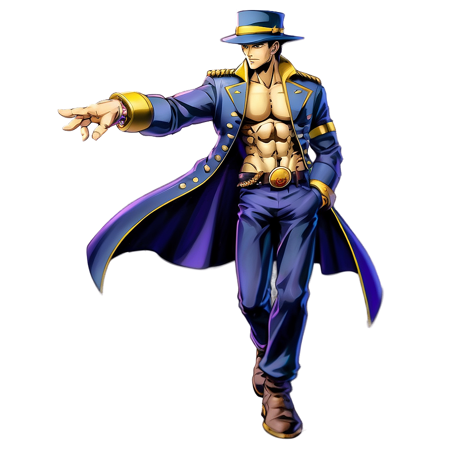 Jotaro Character Art PNG rme PNG with transparent background