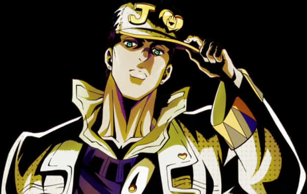 Jotaro Kujo Anime Portrait