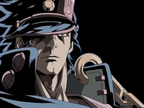 Jotaro Kujo Intense Gaze