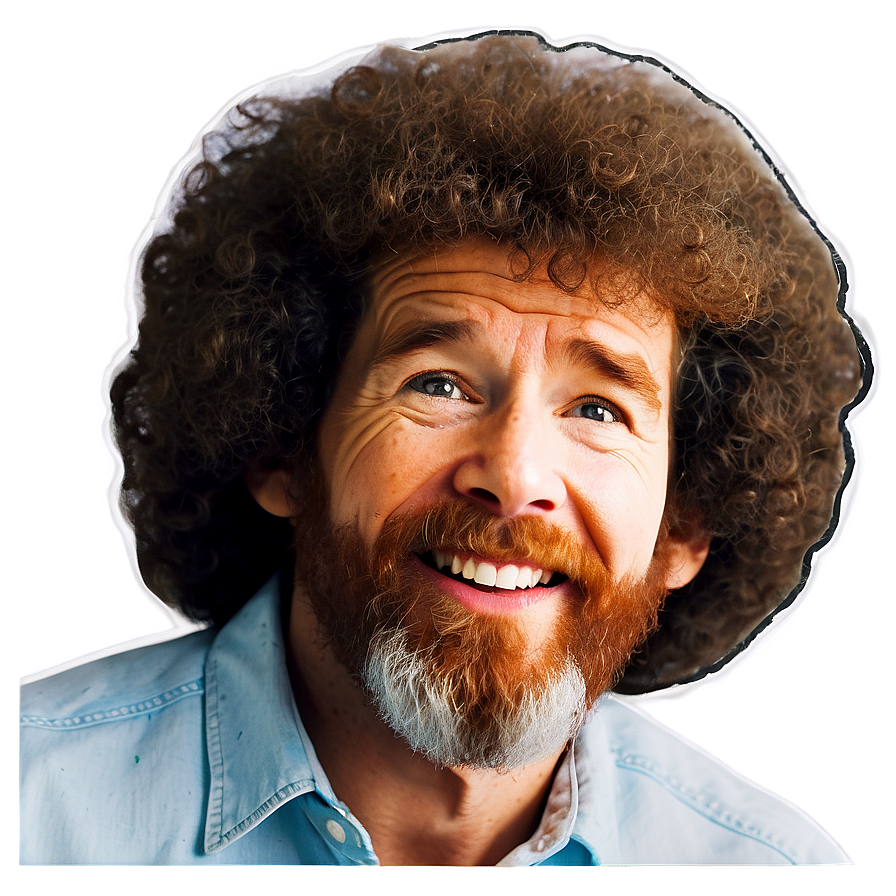 Joy Of Painting Bob Ross Hair Png 23