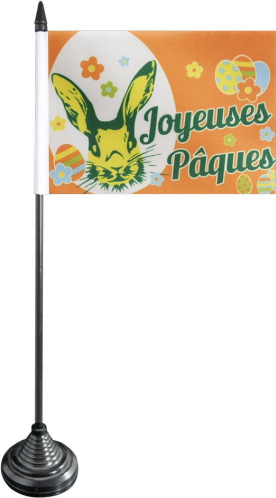 Joyeuses Paques French Easter Flag