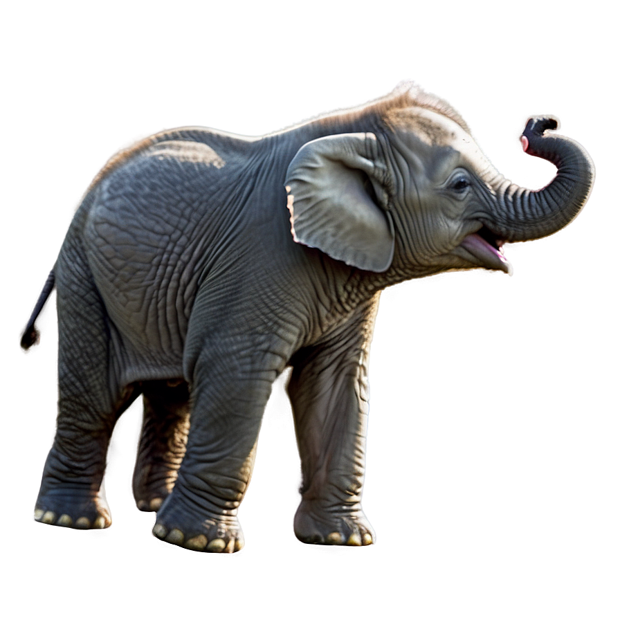 Joyful Baby Elephant Png Qrh11