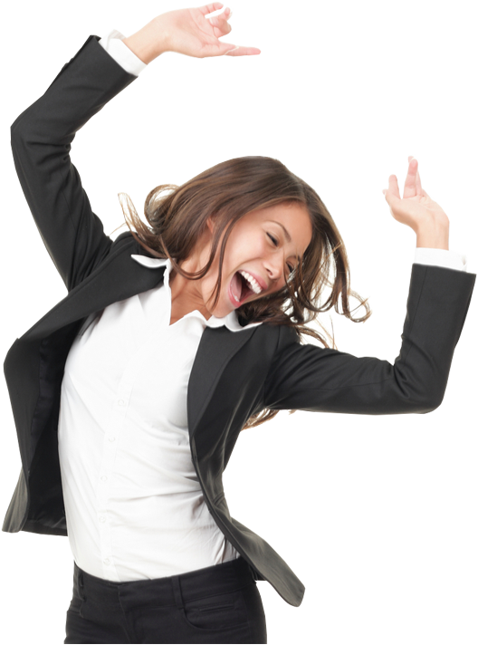 Happy Business Woman Png, Transparent Png PNG with transparent background