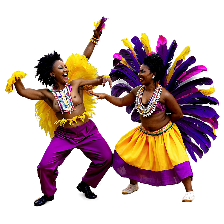 Joyful Carnival Dancers PNG 06122024 PNG with transparent background