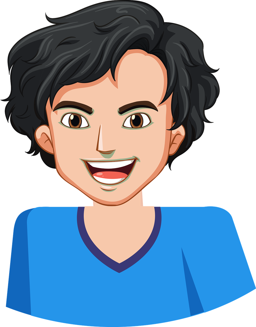 Boy Laughing Png - Boy Laughing Cartoon Png, Transparent Png PNG with transparent background