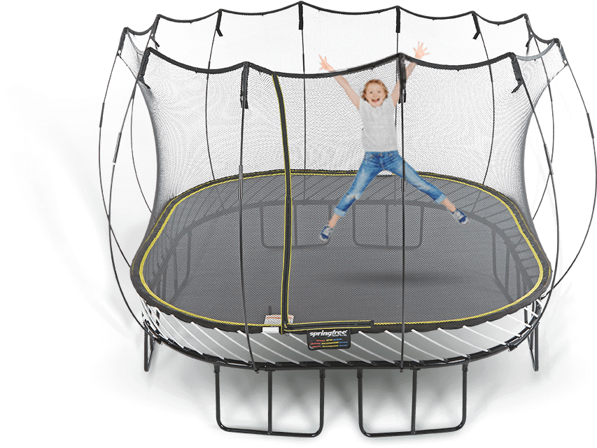 Springfree S113 11ft Square Trampoline, HD Png Download PNG image with a transparent background, free high-resolution download