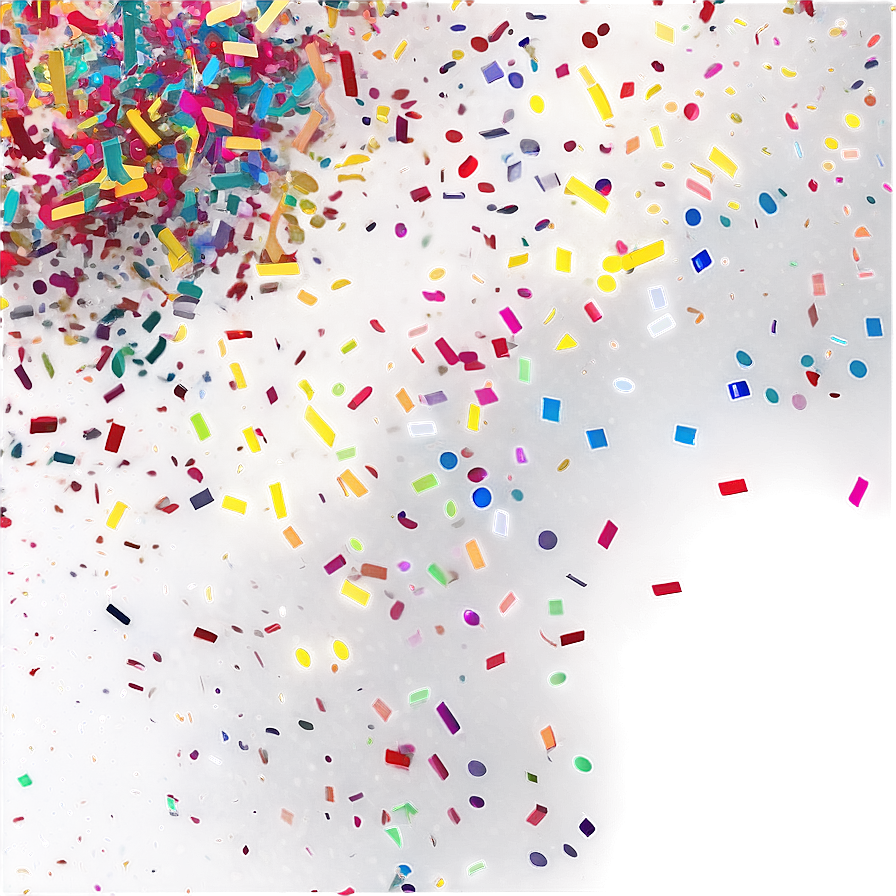 Joyful Colorful Confetti Png Ntp