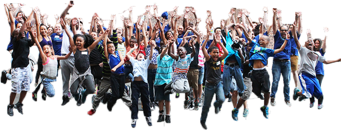 Joyful Crowd Jumpingin Celebration.png PNG with transparent background
