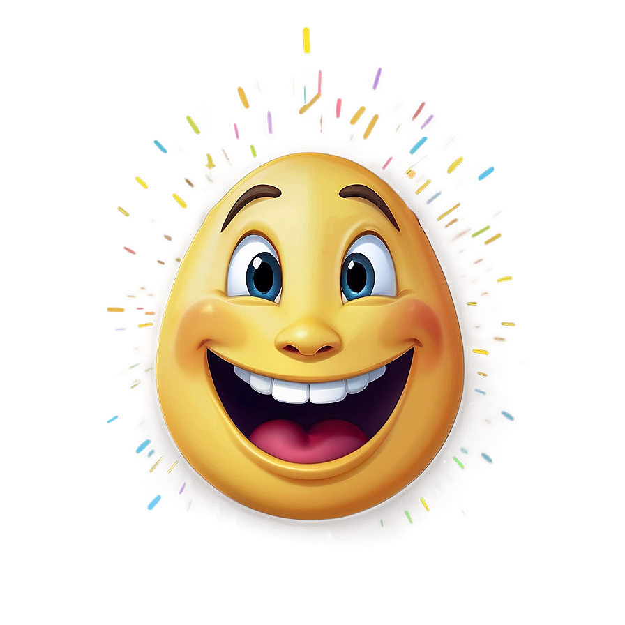 Joyful Emoji Expression PNG 76 PNG with transparent background