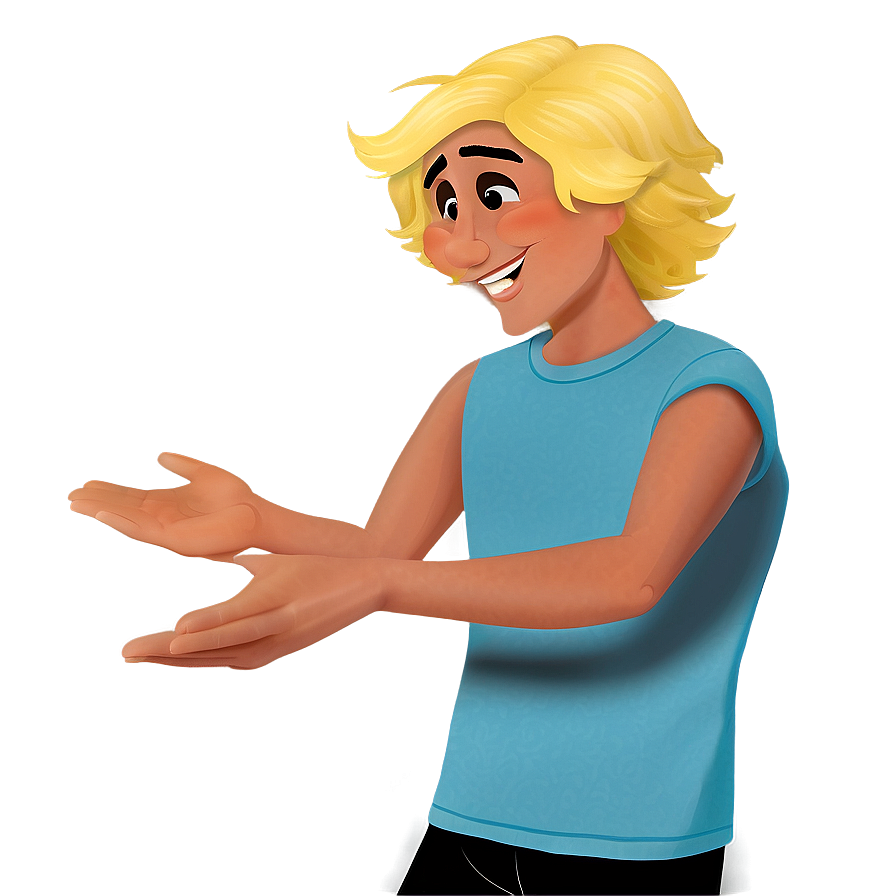 Joyful Man Cartoon Png 06272024