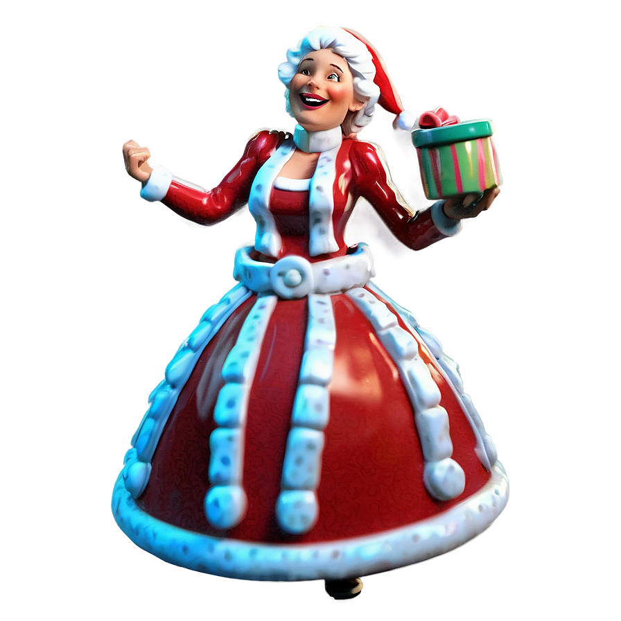 Joyful Mrs Claus Decoration Png Aia