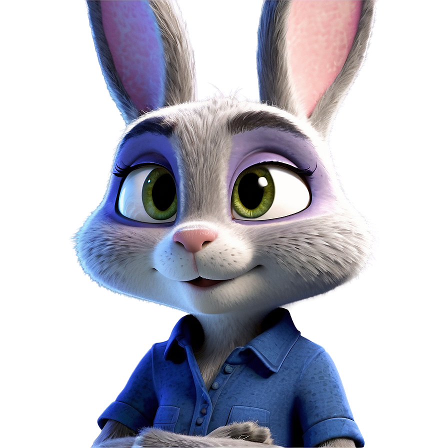 Judy Hopps Serious Look Png 06242024