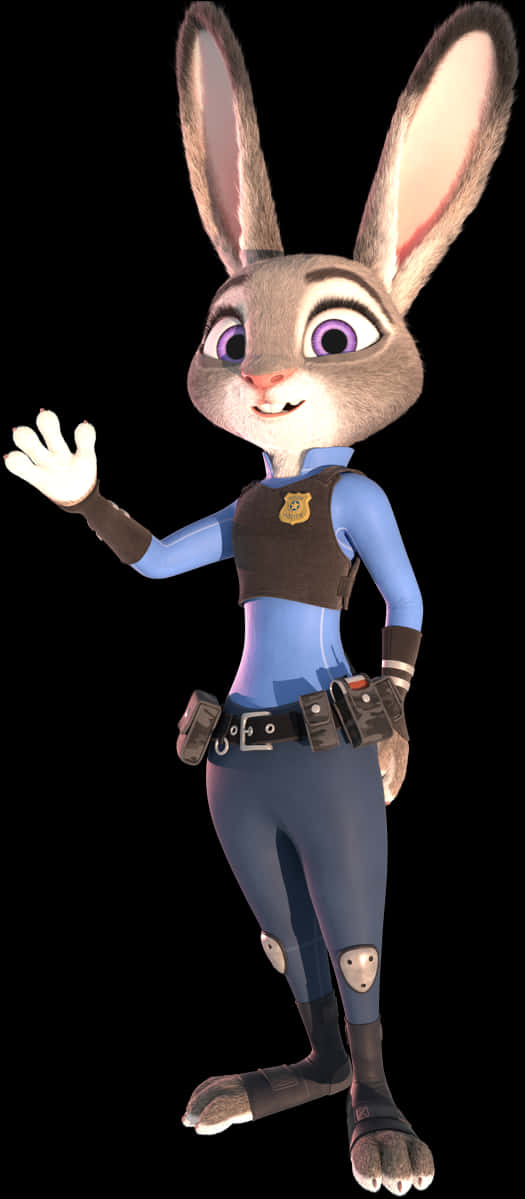 Judy Hopps Zootopia Waving