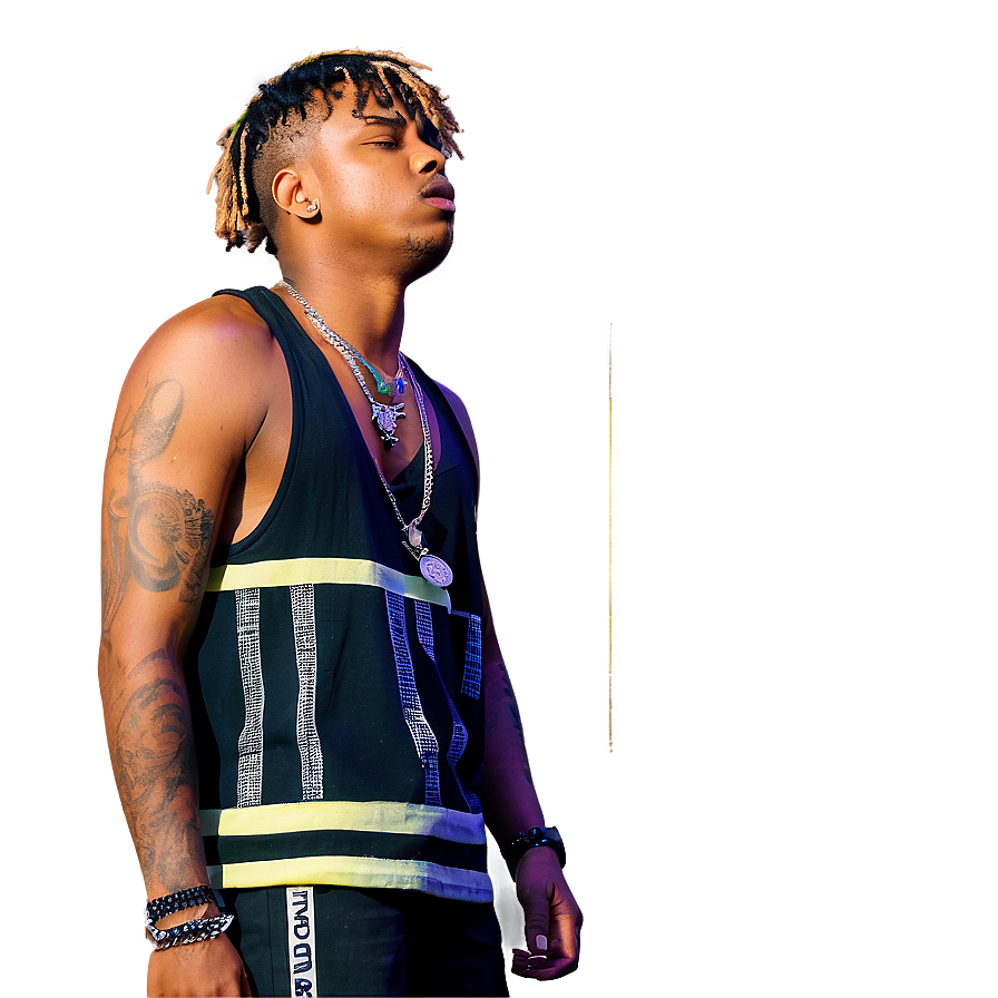Juice Wrld in Concert Scene PNG 70 PNG with transparent background