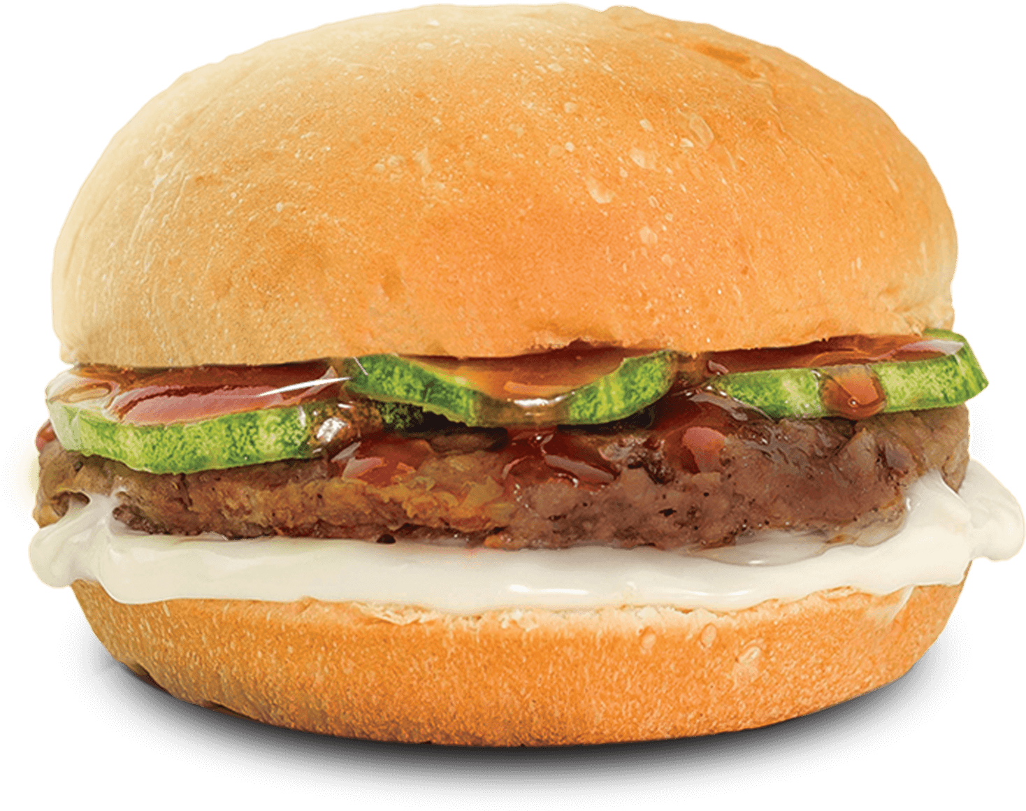Juicy Beef Burger Delicious Fast Food PNG with transparent background