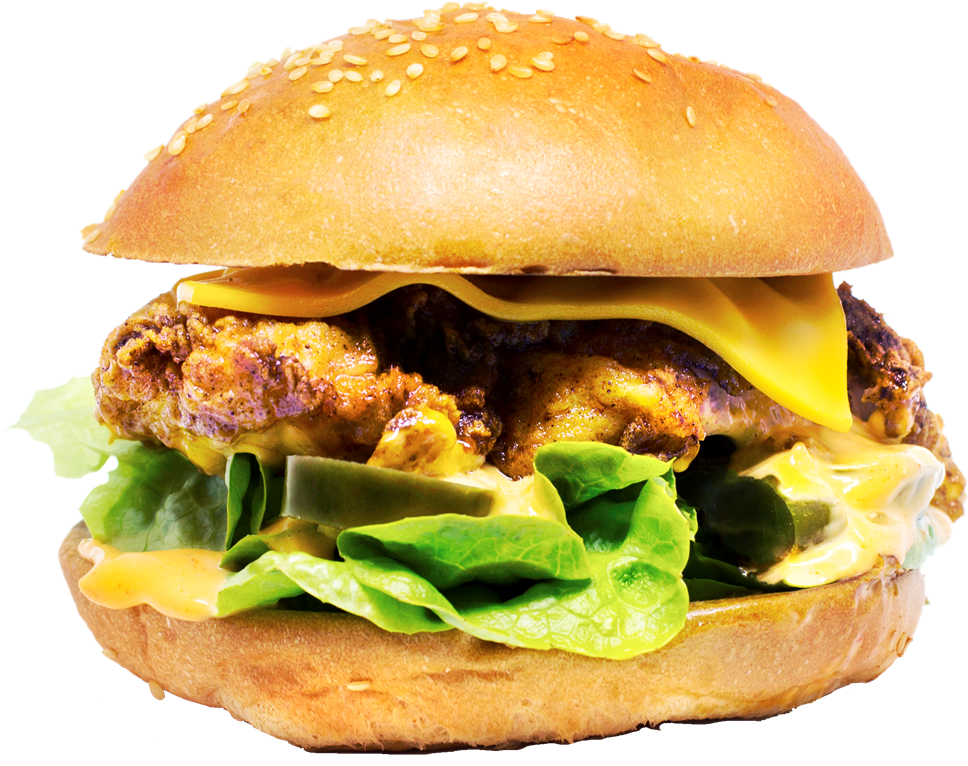 The Spicy Bird - Cheeseburger, HD Png Download PNG with transparent background