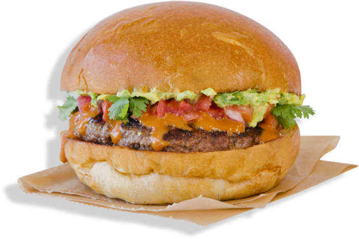 Juicy Cheeseburgerwith Toppings.png PNG with transparent background