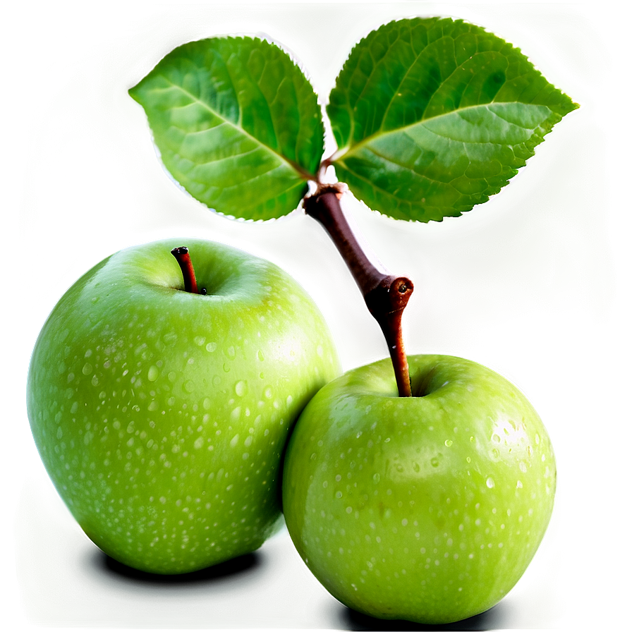 Juicy Green Apple Png 64