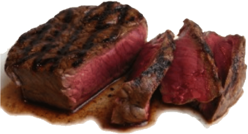 Meat Baked Potato Cooking Steak Doneness - Medium Rare Fillet Steak, HD Png Download PNG with transparent background