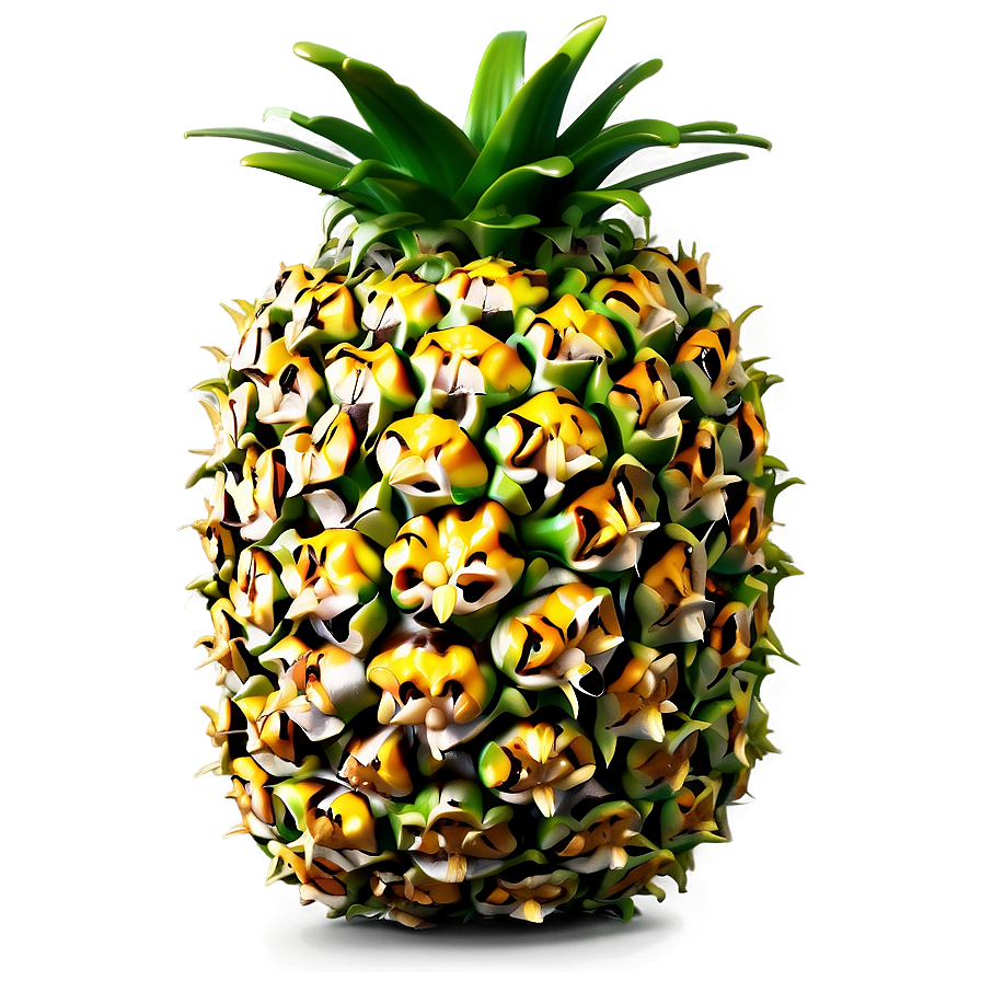 Juicy Yellow Pineapple Png 05062024