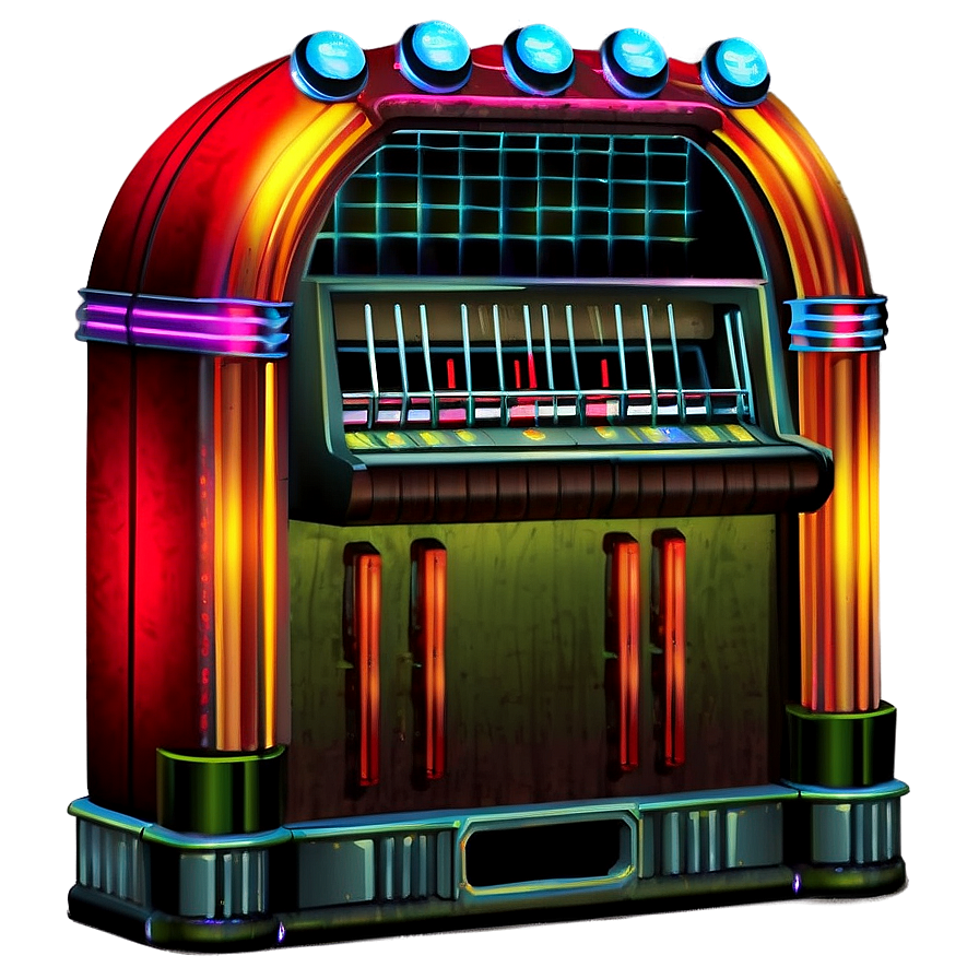 Jukebox In Bar Scene Png 06112024