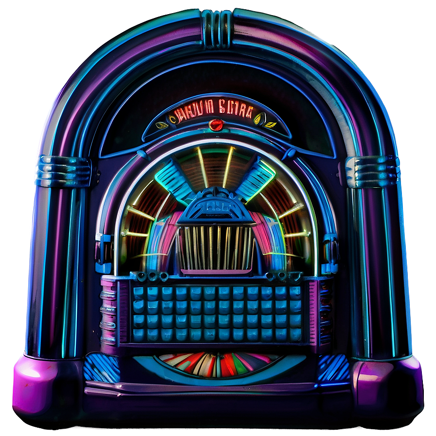 Jukebox Vinyl Spinning Png 06112024