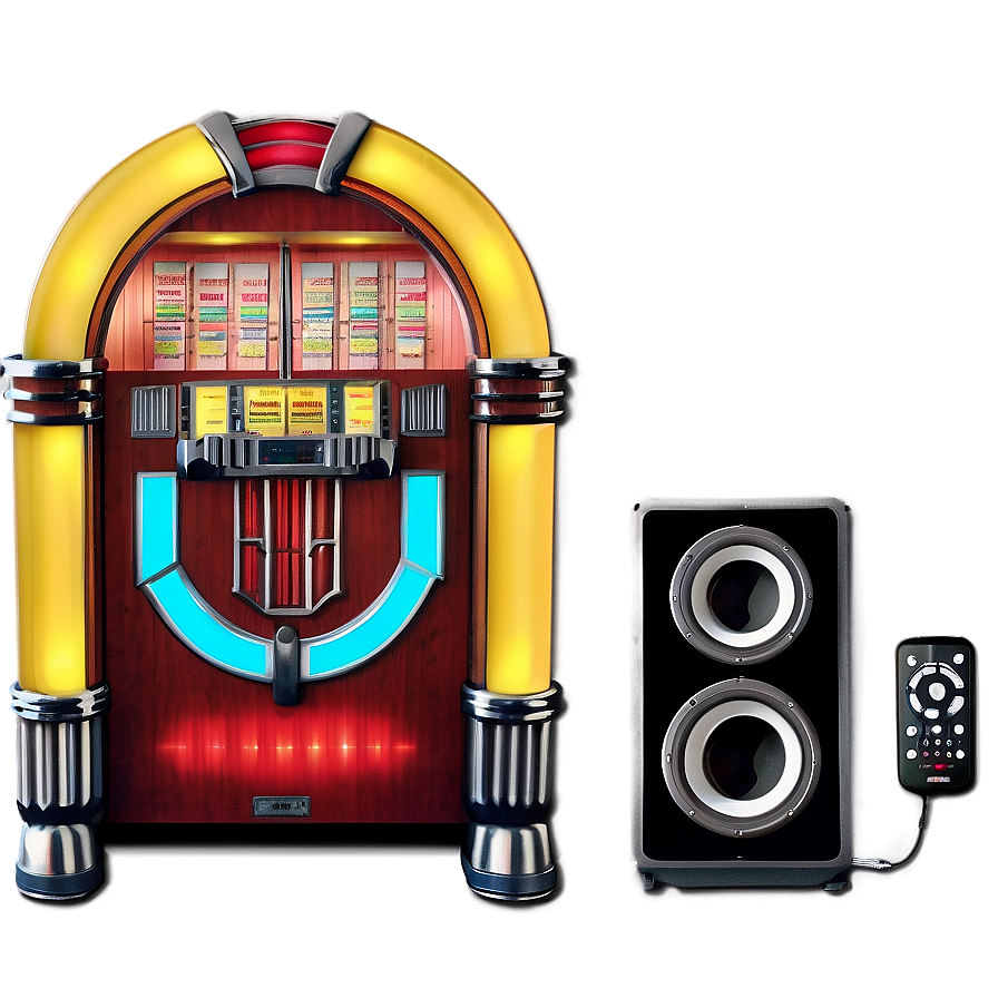 Jukebox With Speakers Png Uvr48