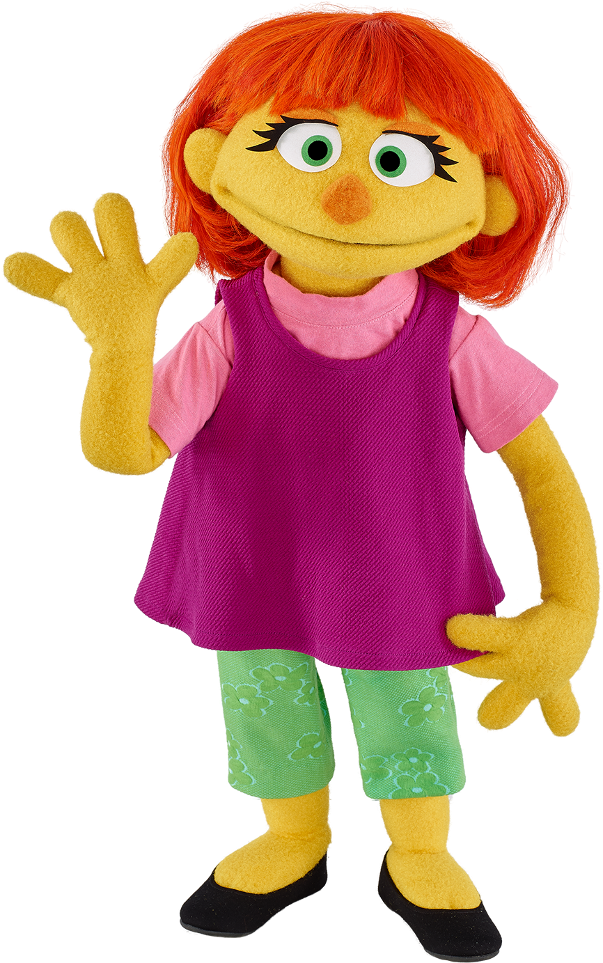 Julia Sesame Street Character